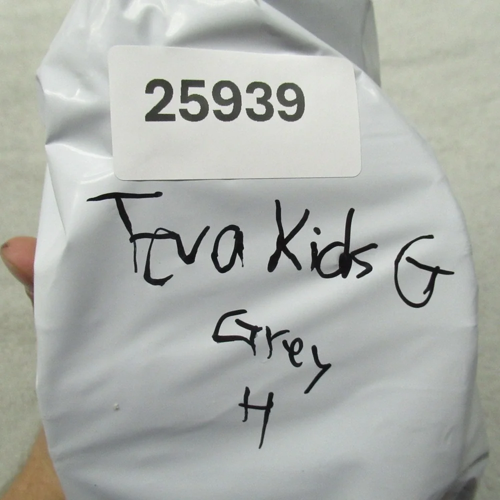 Teva Kids 3‎ Manatee Sandals Grey Bungee Lace Footbed Athletic Outdoor Hiking